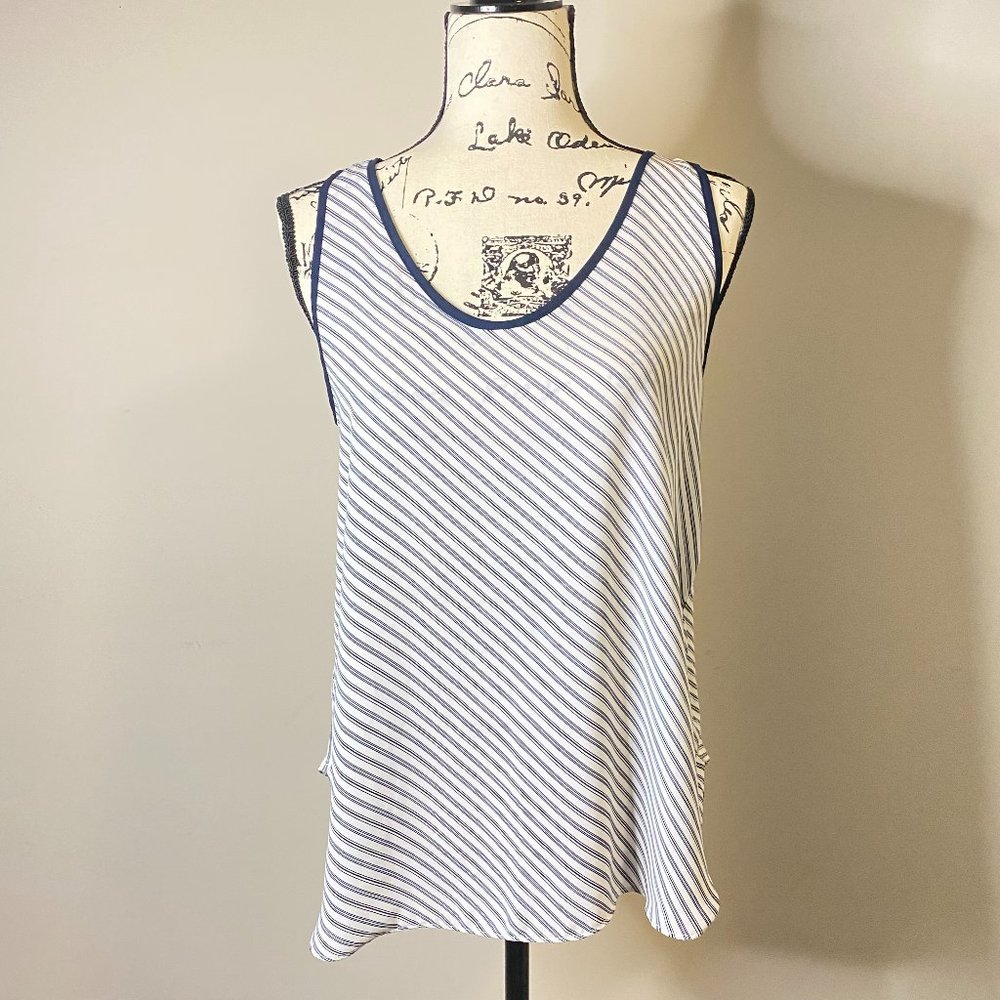 Loft Sleeveless Striped Tank Top